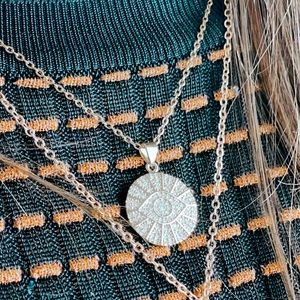 Dainty Gold All Seeing Eye Necklace | Brilliantly Shinny Protector Necklace